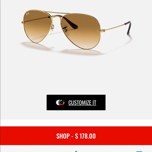 Ray-Ban Aviator Gradient Sunglasses - Picture 10 of 11